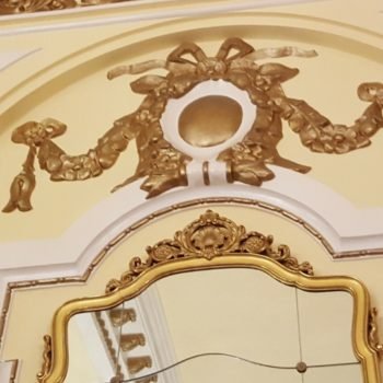 Decoración Salón Dorado