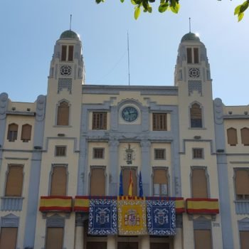 Fachada engalanada