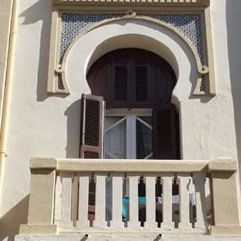 Detalle fachada.Balcón