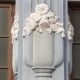 Detalles florales de las fachadas