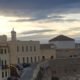 Muralla de las Cruces al atardecer
