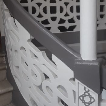 Detalle de la escalera 01. Fotografía Chelo Ortiz