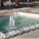 Brunnen im zentralen Spazierweg