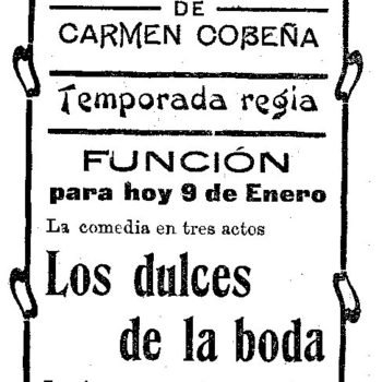 Teatro Alcántara Función 1911