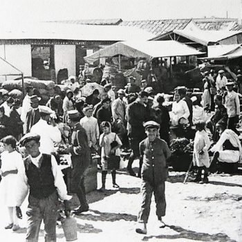 Mercado descubierto del Mantelete. Melilla 1919