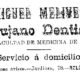 Miguel Meliveo Dentista 1903