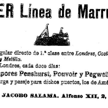 Power Línea de Marruecos 1913
