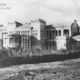 Grupo Escolar en 1921, que sería sede del hospital de la Cruz Roja