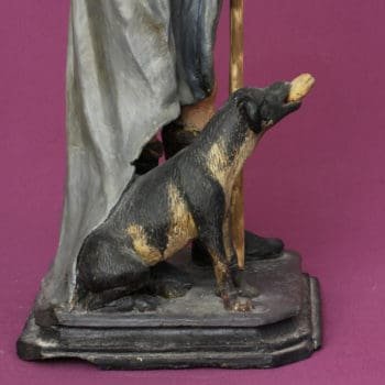 San Roque. Detalle del perro. Fotografía de Miguel Gómez Bernardi