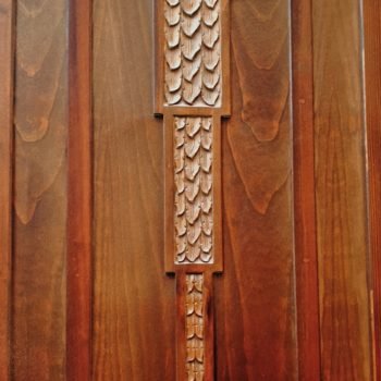 Teatro Kursaal. Detalle puerta. Fotografía de El teatro KURSAAL CAM