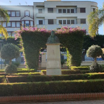 Escultura Lope de Vega Parque Hernández