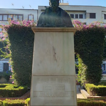 Escultura Lope de Vega Parque Hernández.