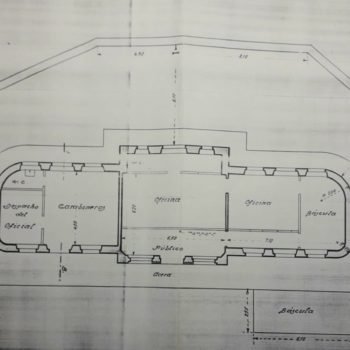 Plano de la Caseta de Aforos de Enrique Nieto