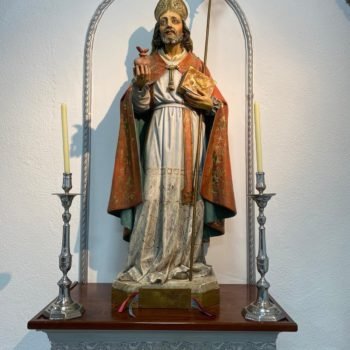 San Agustin. Titular de la Parro quia. Fotografía Jorge Bueno