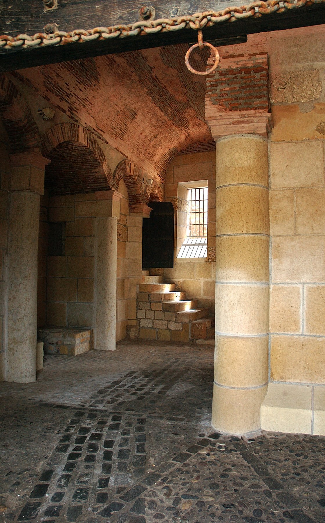 Galería porticada de columnas